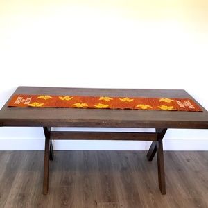 Fall Bless This Home Maple Leaf Table Runner